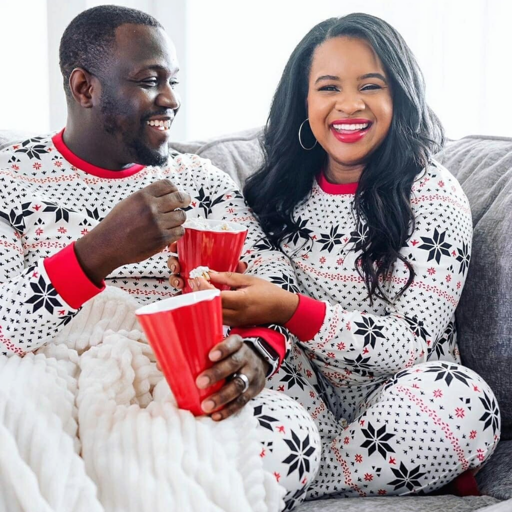 Family Christmas Pyjamas – Red and Black Check Pattern