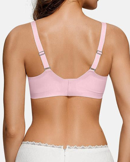 Scalloped Wireless Bras with  Mesh