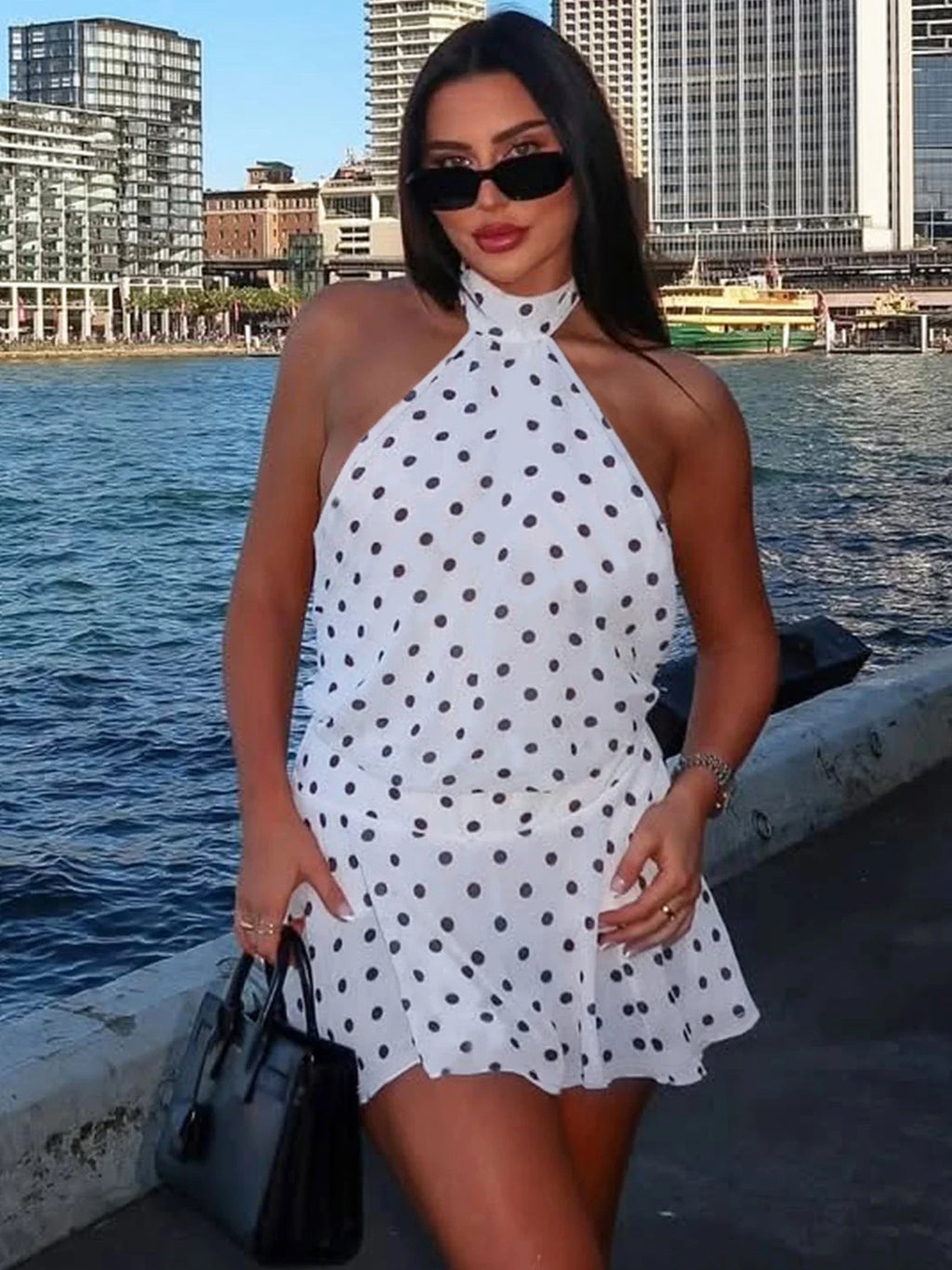 Abito Estivo a Pois Elegante