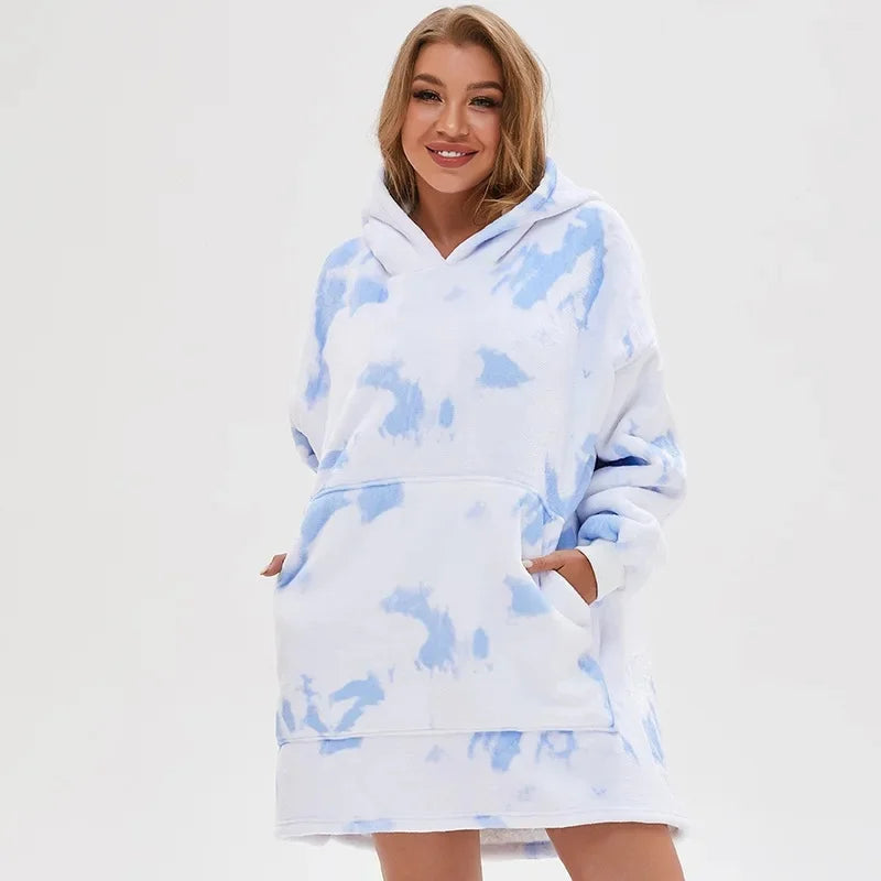 NEW! Ultra-Soft Super Warm Blanket Hoodie – Ultimate Winter Comfort