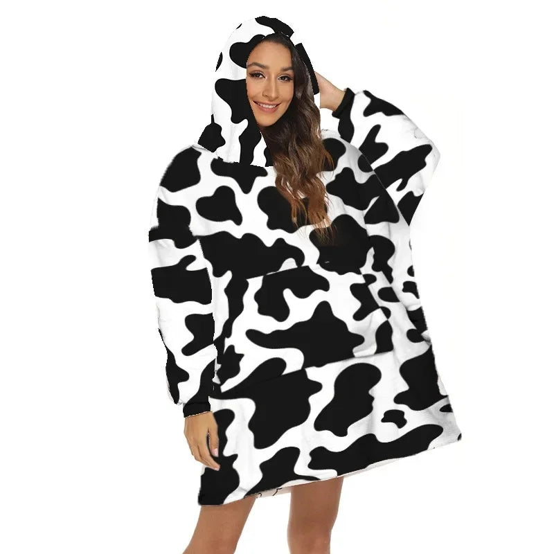 NEW! Ultra-Soft Super Warm Blanket Hoodie – Ultimate Winter Comfort