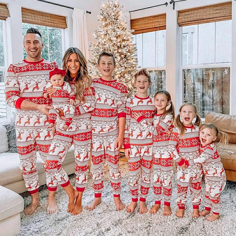 Holiday Cheer Matching Pajamas – Perfect for the Whole Family
