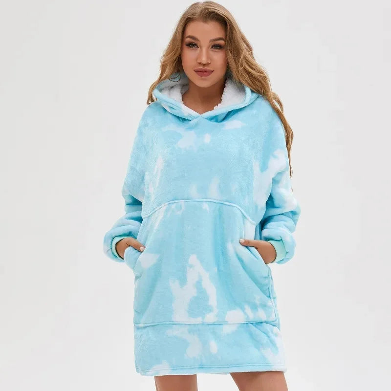 NEW! Ultra-Soft Super Warm Blanket Hoodie – Ultimate Winter Comfort