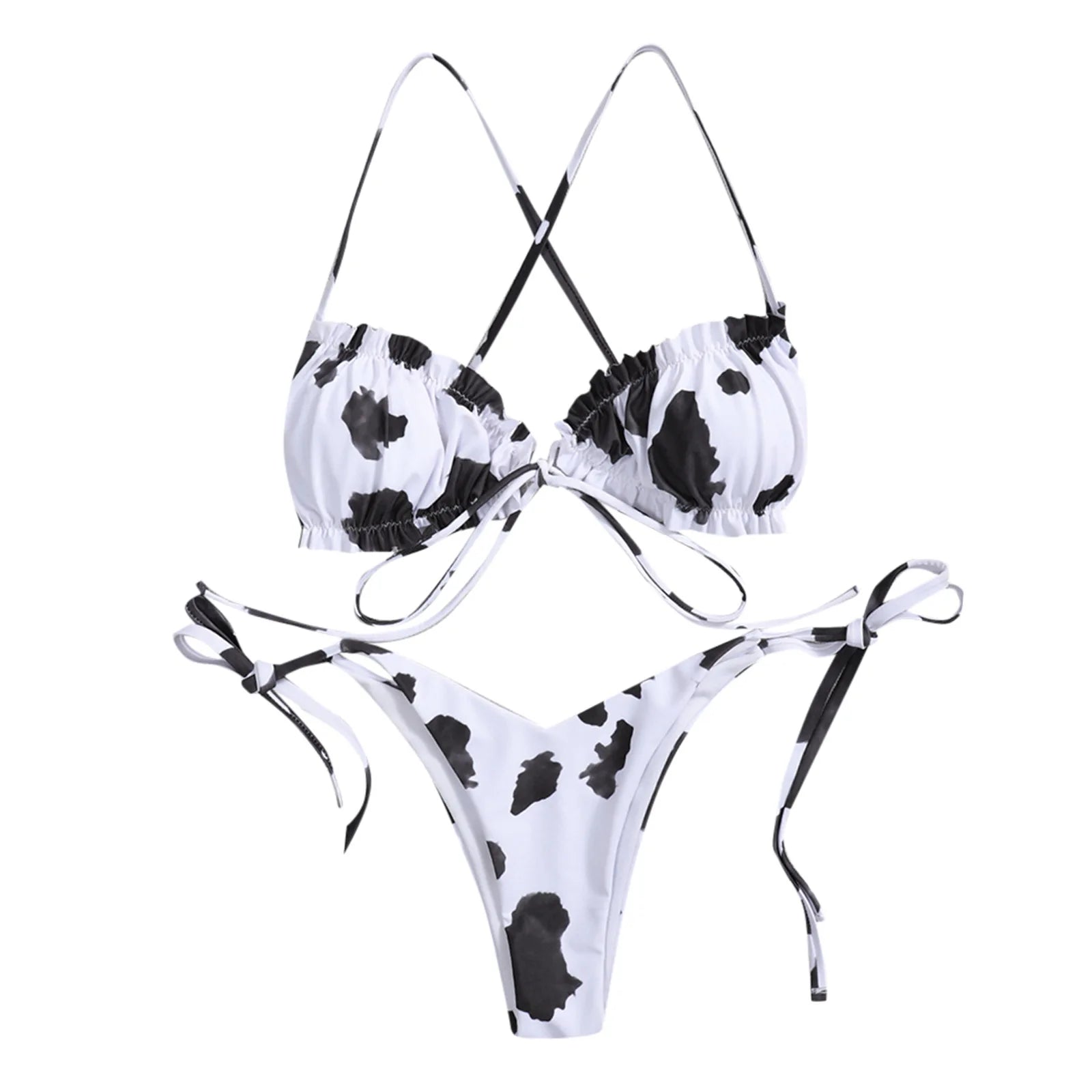 "Sexy Brazilian Bikini with Butterfly + Camouflage"