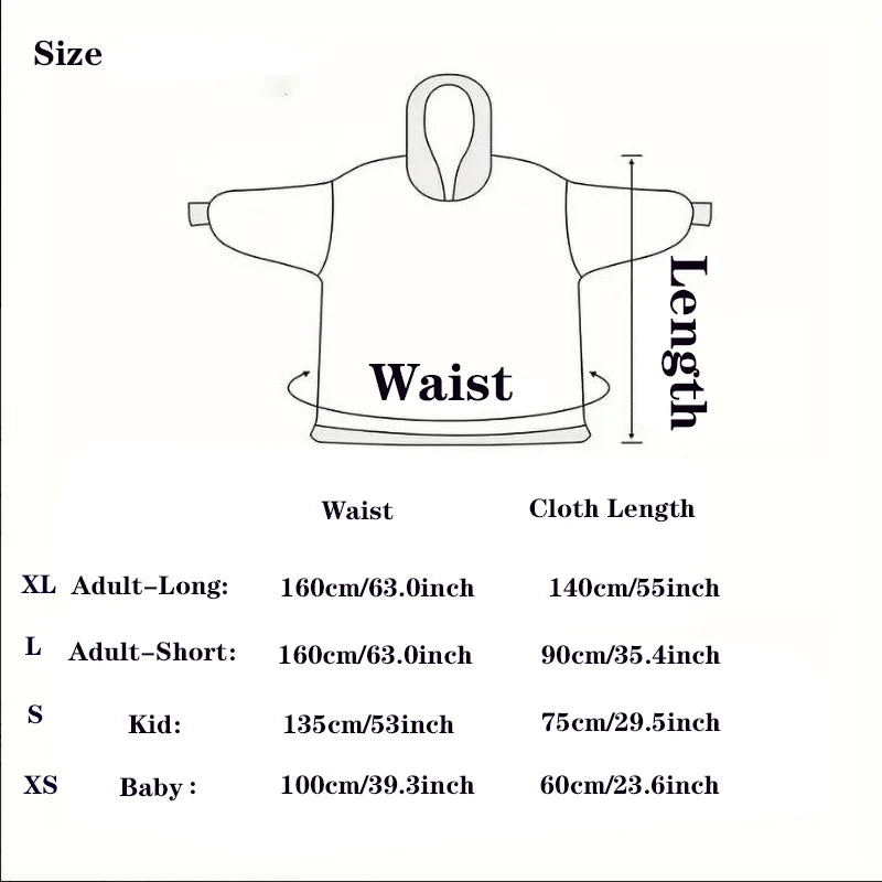 NEW! Ultra-Soft Super Warm Blanket Hoodie – Ultimate Winter Comfort