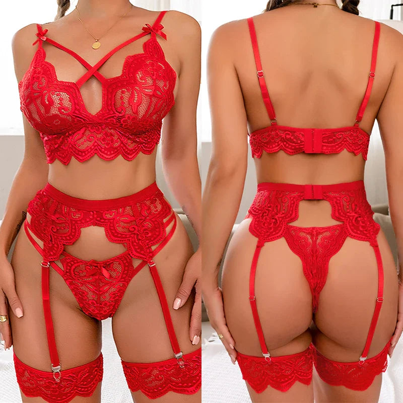 Isabell | 3-Piece French Lingerie Set