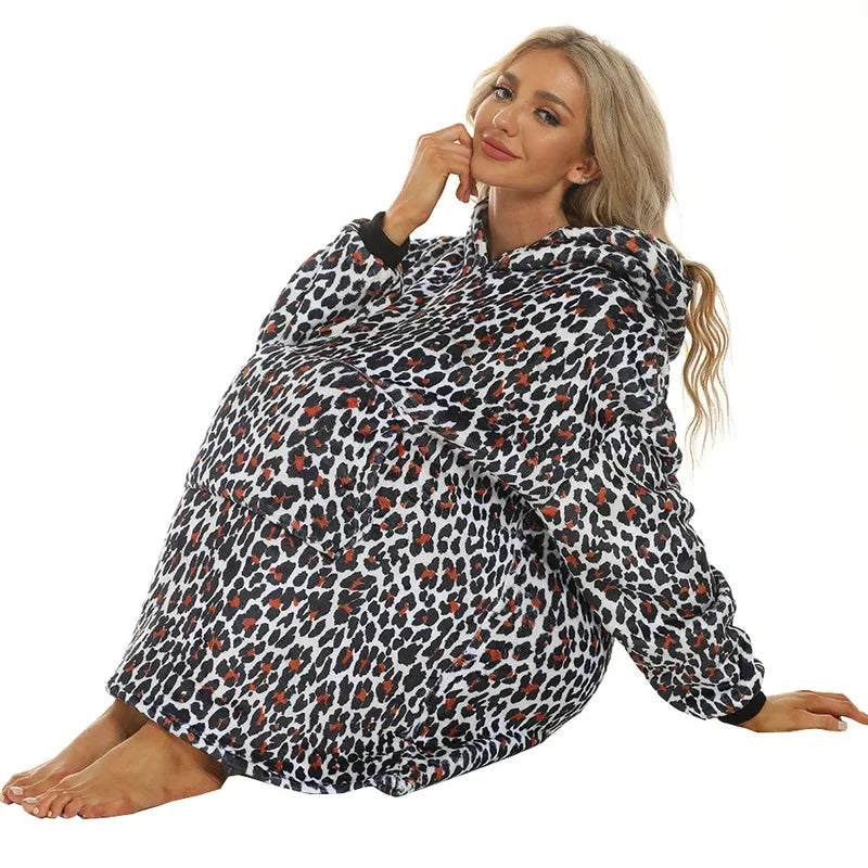 NEW! Ultra-Soft Super Warm Blanket Hoodie – Ultimate Winter Comfort