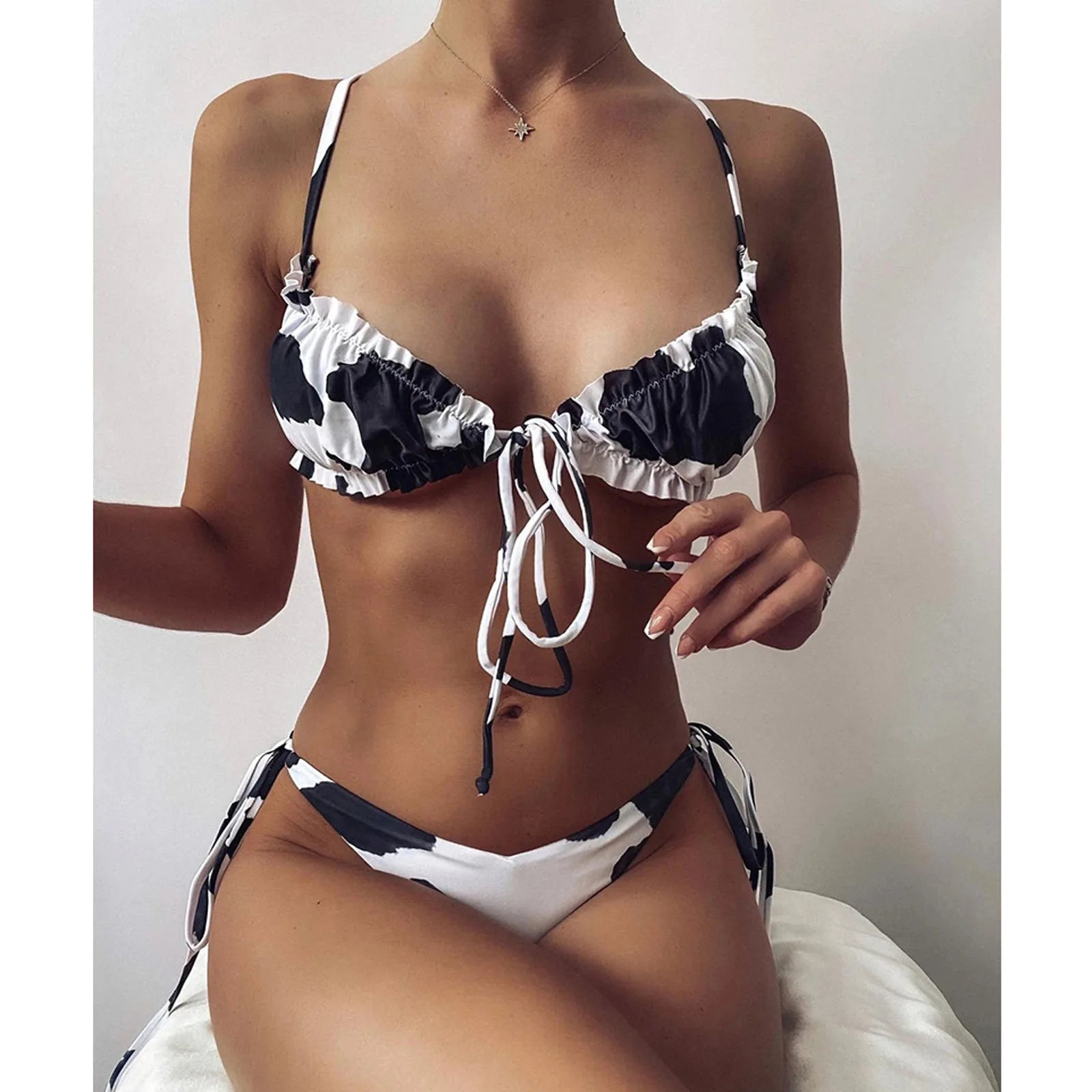 "Sexy Brazilian Bikini with Butterfly + Camouflage"