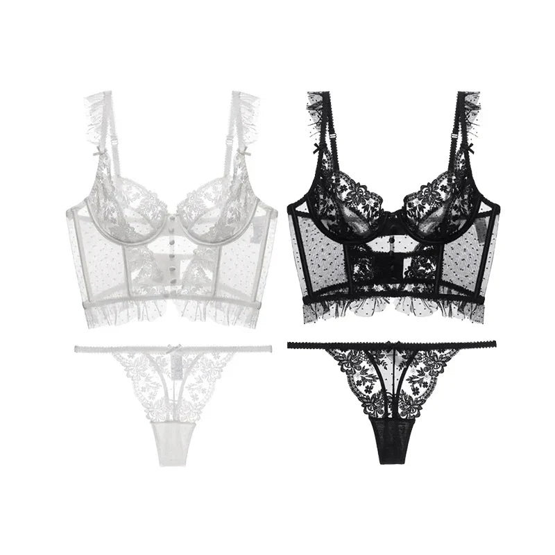 Midnight Desire – Black Lace Set
